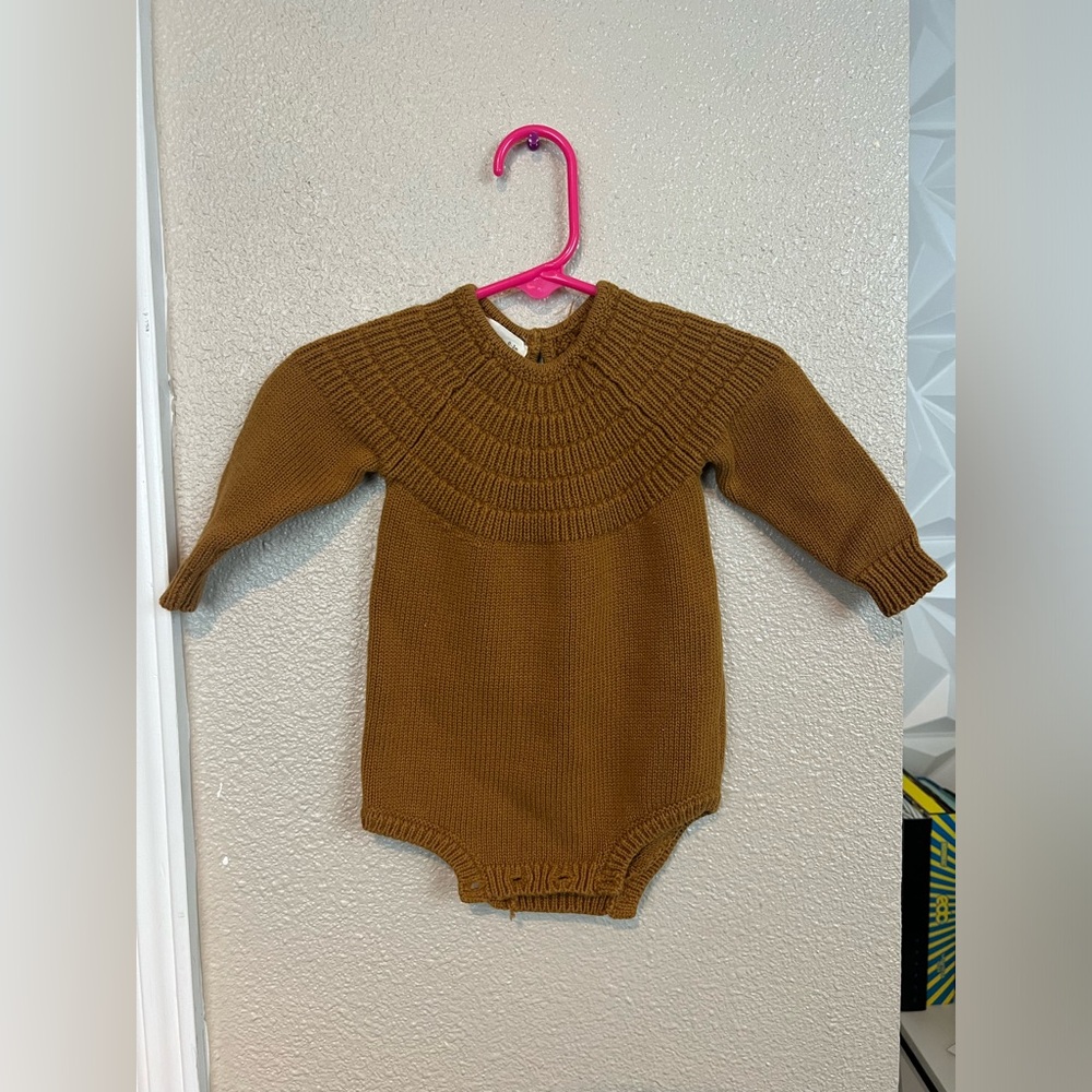 Quincy Mae Knit Bodysuit 0-3M